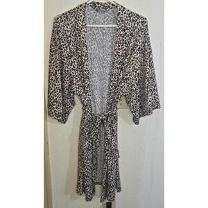 Fashion Nova XL Leopard Print Robe